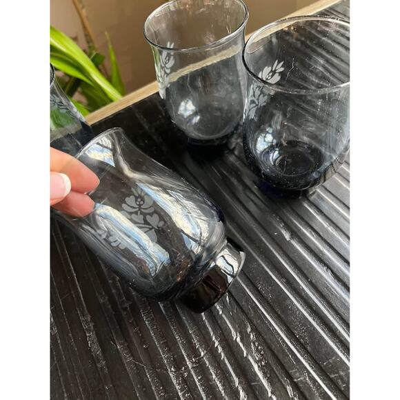 PFALTGRAFF CRYSTAL YORKTOWN (BLUE) TUMBLER GLASS SET OF 4 - Picture 4 of 4